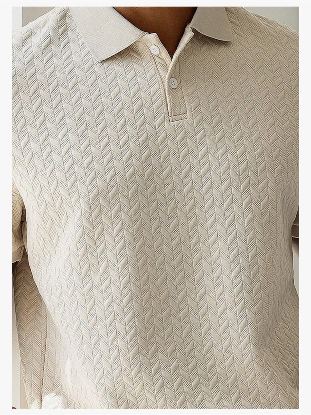 NWT Sailwind Men’s Lavender Knit Polo Shirt Casual Golf Polo Collared Shirt L - Picture 5 of 5